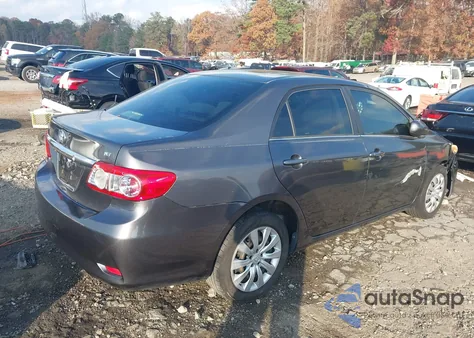 2013 Toyota Corolla Le from USA, damaged, VIN JTDBU4EE1DJ118289